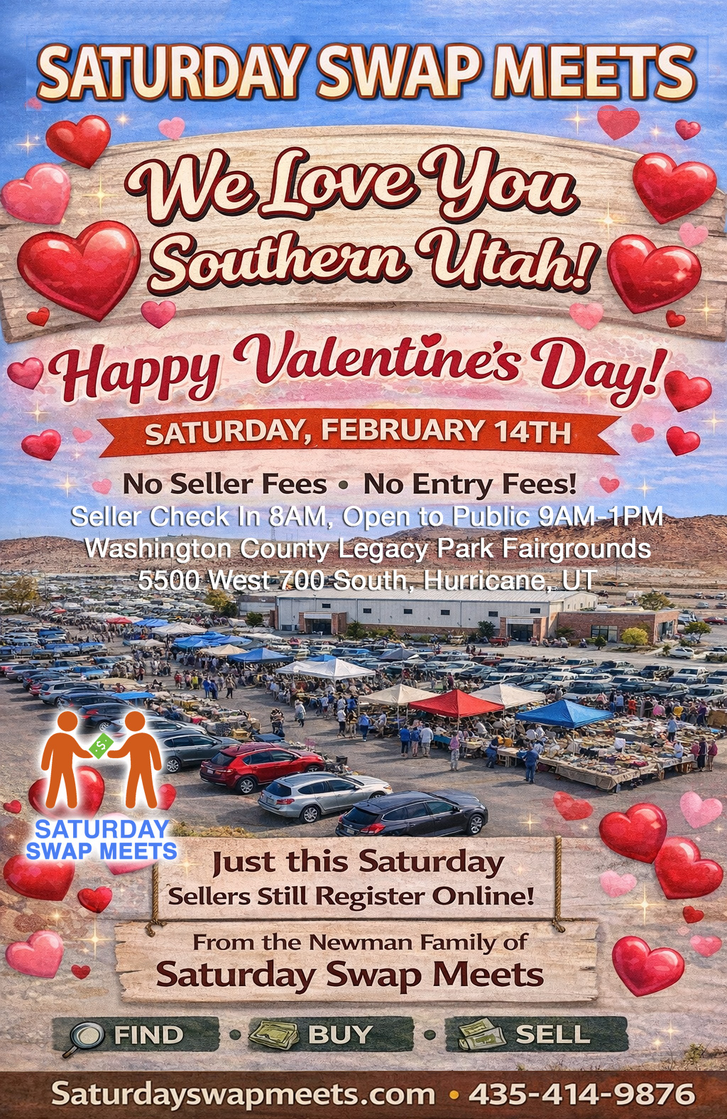 We Love You, Southern Utah — A Valentine’s Day Thank You valentinesswapmeet